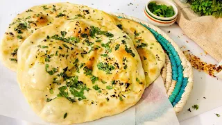 Best Ever Garlic Butter Naan Recipe On Tawa | No Oven No Yeast Naan Recipe | Naan Without Tandoor