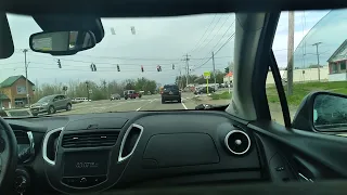 Traffic lights on Erie road lake street