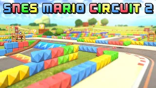 SNES Mario Circuit 2 - Mario Kart 8 Deluxe Custom Track