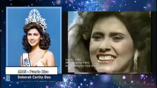 MISS UNIVERSE 1952-2019 COMPILATION CROWNING MOMENT