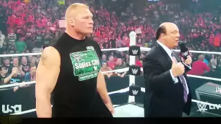 Brock Lesnar and Paul night after summer slam