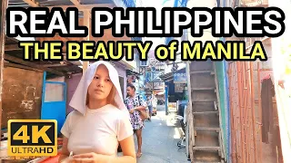 THE BEAUTY of MANILA | WALKING THE BEAUTY LIFE in SANTA MESA RESIDENCE MANILA Philippines [4K] 🇵🇭