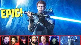 Gamers Reactions To The Reveal Of The LEGENDARY SPLIT SABER In Star Wars Jedi Fallen Order