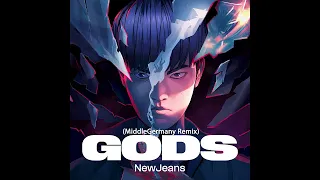 GODS ft. NewJeans (MiddleGermany Remix) 뉴진스 | Worlds 2023 Anthem - League of Legends #newjeans #riot