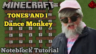 TONES AND I - "Dance Monkey" (Minecraft Note block Tutorial)