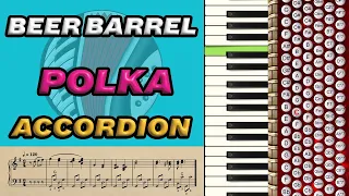 BEER BARREL POLKA Roll out the Barre [Accordion Tutorial]