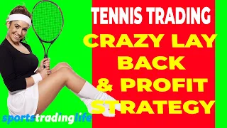 £160 Profit with Classic Tennis Trading Strategy - Lay, Back and Win!