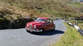 SAAB 96 GT850 (1964) exploring Wales