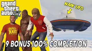 CARA TAMAT GTA 5 100% & SEMUA BONUS RAHASIA | GTA V PS3 PS4 PC XBOX360/ONE