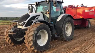 Уборка картофеля 2020 VALTRA N 174 VERSU GRIMME SE  260