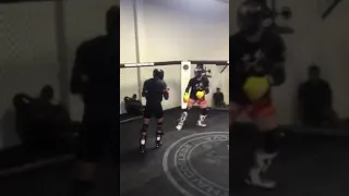 Anderson Silva Sparring Session