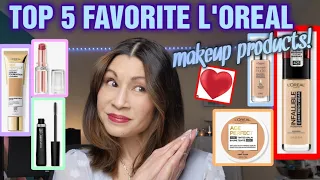 Top 5 Favorite L'Oreal Makeup Products for Over 50