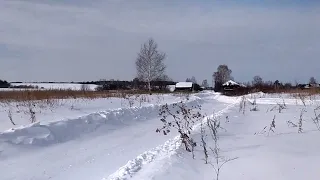 мотоцикл Урал, мартовская поездка.