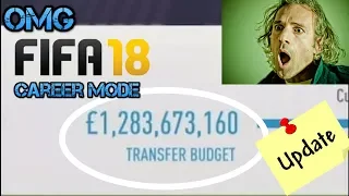 HOW TO GET 1 BILLION TRANSFER BUDGET ON FIFA 18 CAREER MODE