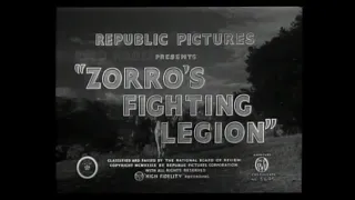 Zorro's Fighting Legion Intro (1939)