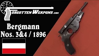 Bergmann No. 3 & No.4 1896 Pistols