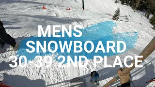 Banked Slalom Race @ Kirkwood Mountain Resort - Mens Snowboard 30-30 2nd Place Run
