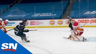 Kyle Connor Creates Turnover & Beats Jacob Markstrom Five-Hole On The Breakaway