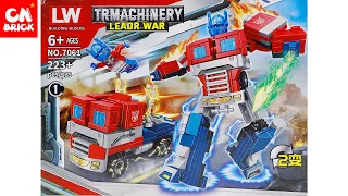 Unoffical Lego Transformers Optimus Prime Lw7061  Unoffical Lego Speed Build