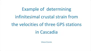 GPS Strain in Cascadia