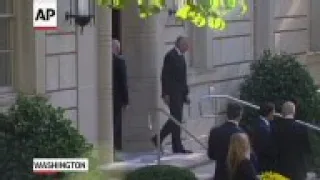 Pope Greets Crowd Before White House Visit