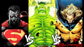 Hulk vs. Superman vs. Sentry Unleashed : When Powerhouses Do Not Hold Back