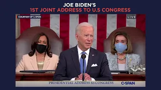 US President Joe Biden's first joint address to Congress