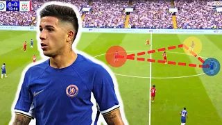 Tactical Analysis | Enzo Fernandez Midfield MASTERCLASS vs Liverpool