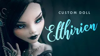 Elthirien the Dark Spirit • Meet our EVIL Alter Egos! • Monster High Repaint • Custom Doll Tutorial