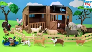 Farm Barn CollectA Playset - Fun Animal Toys For Kids