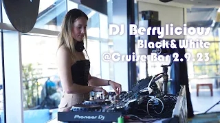 DJ Berrylicious - Techno Set at Black & White, Cruise Bar Sydney, 2 September 2023