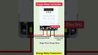 Single& Three Phase Energy Meter Connection by CNC Electric