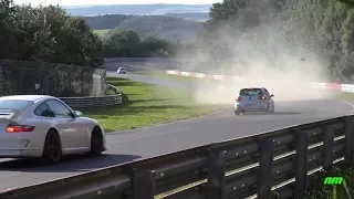 Schwedenkreuz speed trouble near miss nice saves skill Touristenfahrten Nürburgring Nordschleife