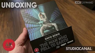 The Man who Fell to Earth 4K UltraHD Blu-ray steelbook Unboxing by @studiocanaluk