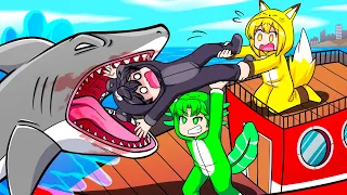 SACRIFICING Our Friend to HUNGRY SHARKS in Gang Beasts!