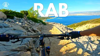 RAB MTB 🇭🇷 | AMAZING VIEW from PREMUŽIĆ trail in LOPAR | Summer Holidays 2022