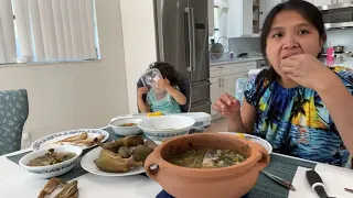 pagkain sa florida USA sinigang sa palayok tuyo saging | Inday Roning | Inday Roning family