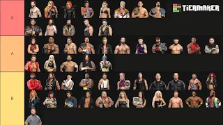 WWE Roster Tier List 2023 (A-D)