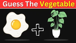 Can you Guess the Vegetable By Emoji's | Emoji challenge | Emoji Quiz | Brain tease guess