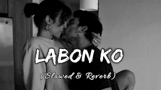 Labon Ko  (Slowed + Reverb) | kk , Pritam | Bhool Bhulaiyaa | Trending lofi songs