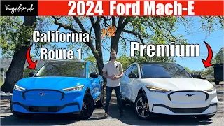 Ford Mustang Mach E trim comparison  Premium vs california Route 1