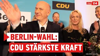 Berlin-Wahl: So reagieren die Spitzenkandidaten
