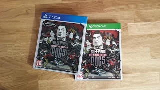 Sleeping Dogs: Definitive Edition - Day One Edition unboxing