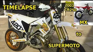 (TIMELAPSE) The Ultimate Two Stroke Supermoto Build