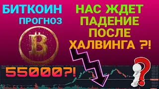 Биткоин прогноз. Нас ждет падение после халвинга ?!