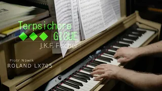 🎹 J.K.F Fischer: „Terpsichore-Gigue” ♫ 🔷 Piotr Nowik, Roland LX705