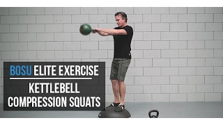 BOSU Elite Exercise: Compression Kettlebell Swings