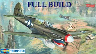 P-40 N Warhawk 1:32 FULL BUILD Burma Banshee Trumpeter 02212