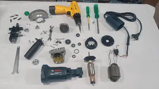 bosch gws 800 angle grinder full service in detail video #bosch #boschtools