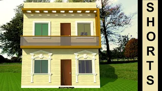 21x17 House Plan 3D // Ghar Ka Naksha #shorts